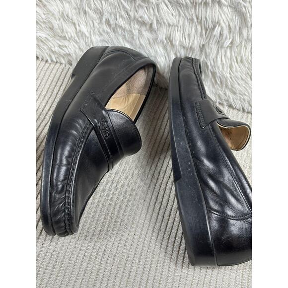 SAS Gentle Step Shoes Womens Size 7 Black Leather Penny Loafer Comfort Slip On - Picture 4 of 10